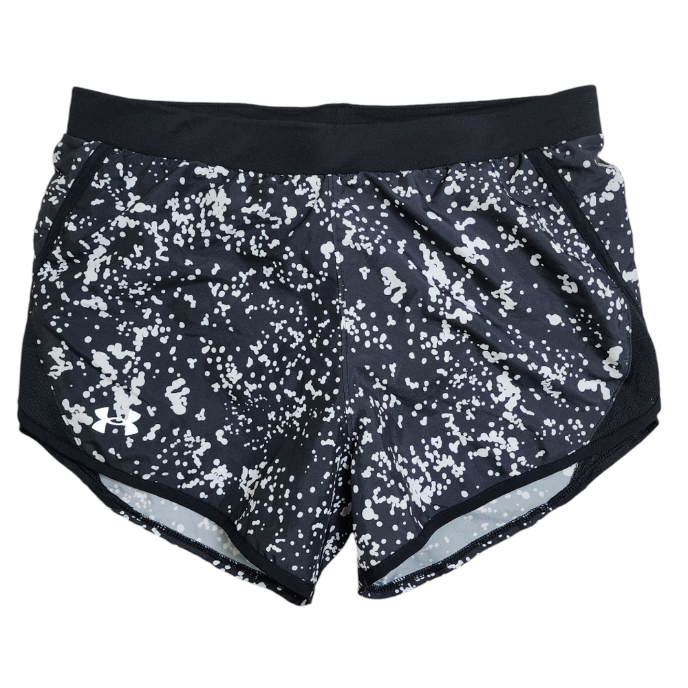 Womens Under Armour Athletic Shorts Size medium Loose Black